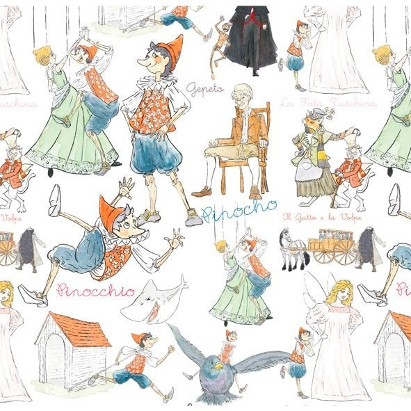 Carta decorativa Collezione Favole - Pinocchio