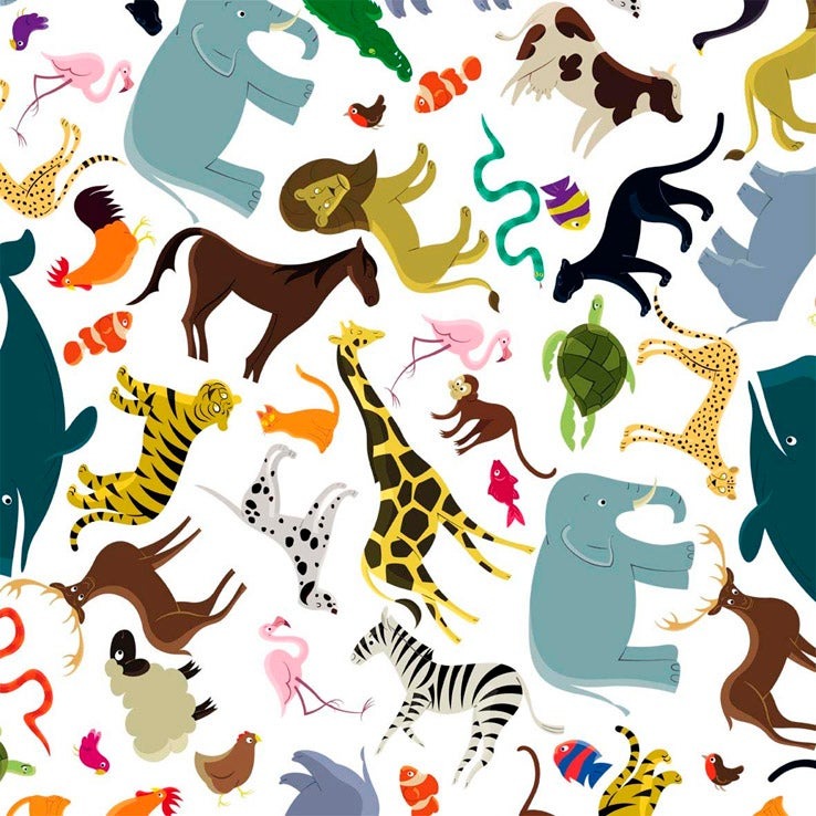 Carta decorativa Collezione Bambini - Animali