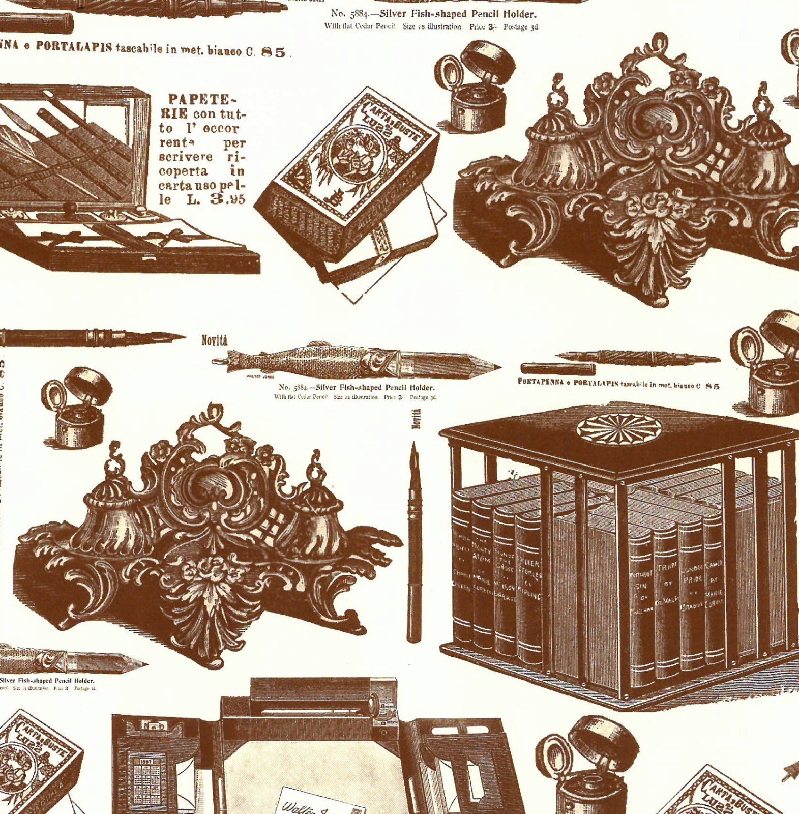 Carta decorativa Collezione Vintage - Calamai