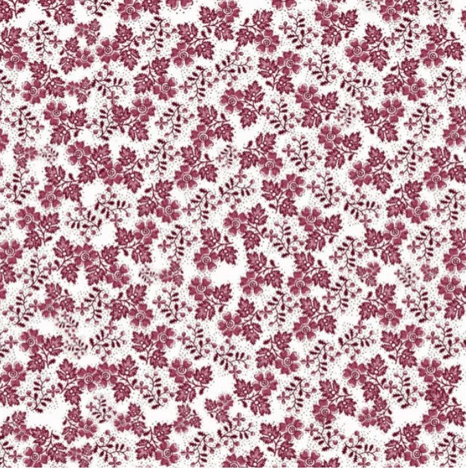 Carta decorativa Collezione Liberty - Fiori rossi