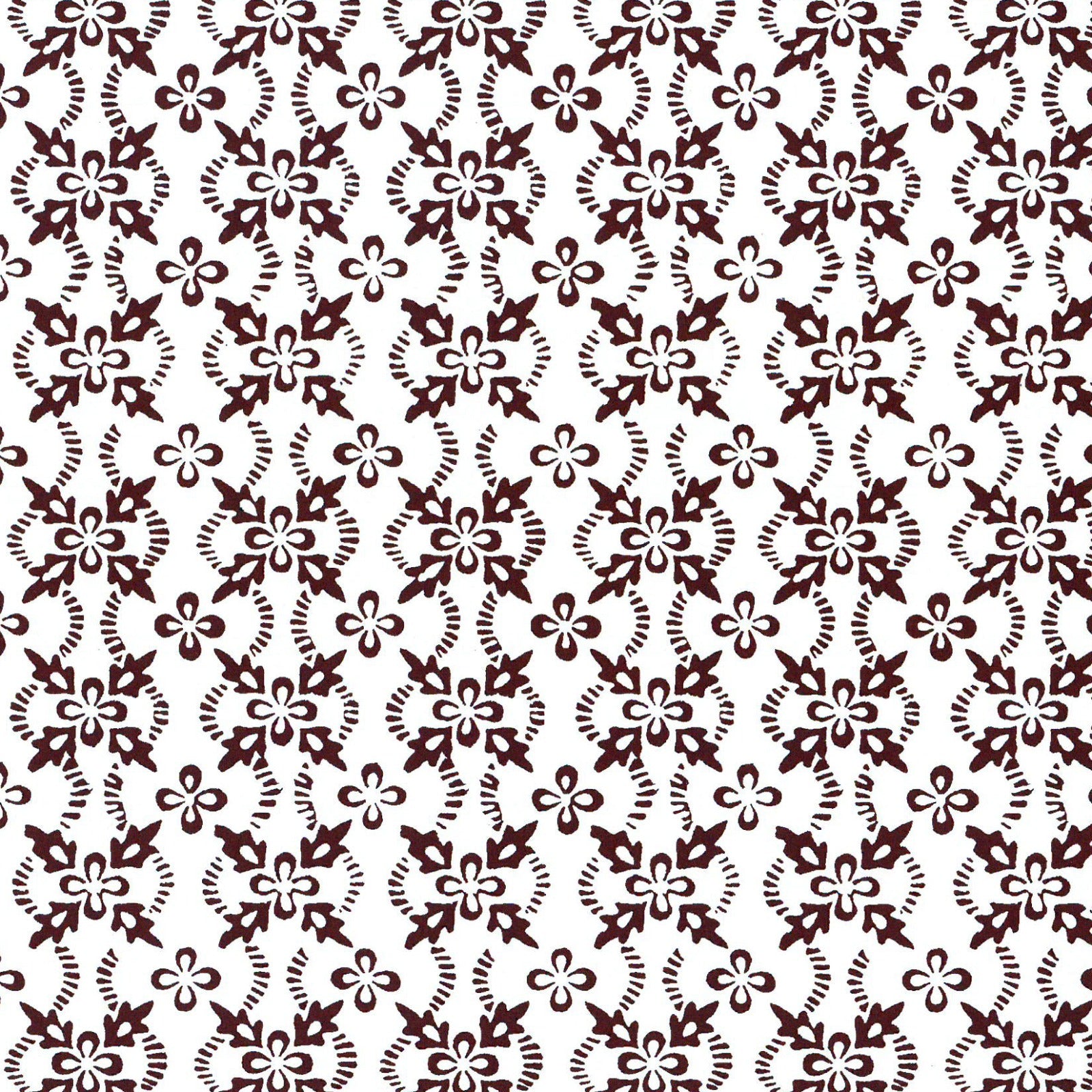 Carta decorativa Collezione Liberty - Fiori marroni