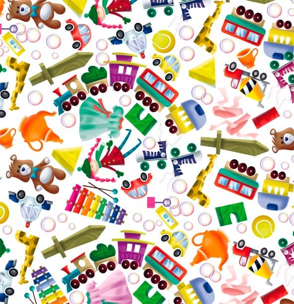 Carta decorativa Collezione bambini - Giocattoli