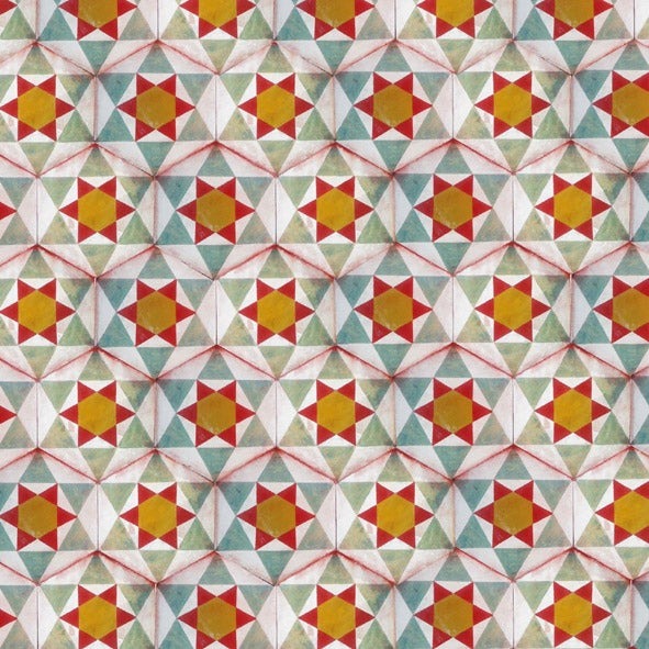 Carta decorativa Collezione Sicilia - Maioliche rosse