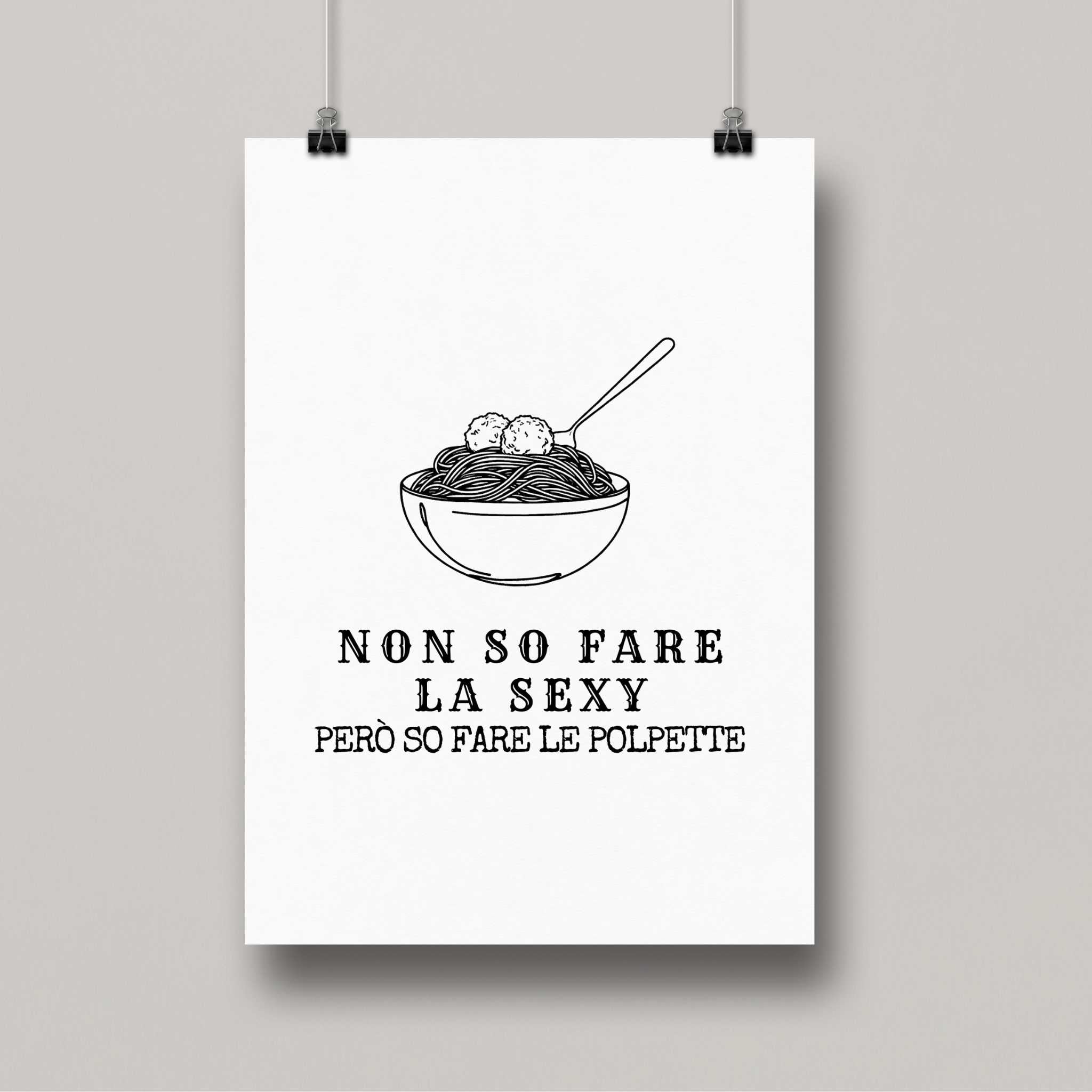 Poster A5 Polpette